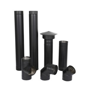 China Swivel Elbow Single Wall Stove Pipe Sets Galvanized SUS304 SUS316 Material factory