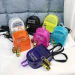 Transparent Jelly Small Bag Ladies New Ins Super Hot Backpack Female Korean