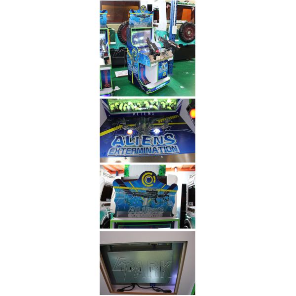 Amusement Park Laser Shooting Games Kids Aliens Arcade Machine Gun Toys For Sale