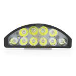 45W 12V 24V 15 Beam Motorcycle LED Headlight Accessories Plastic White
