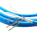 Wholesale Bulk FTP CAT6 LSZH Cable 23AWG 500ft Blue Jacket 550MHz High Speed