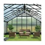 Powder Coated Aluminium Frame Greenhouse 1.5mm 3.0mm Black UV protecting