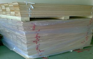 China 0.5mm Thick Oak Flooring Veneer Wood Sheet , Fine Straight Crown Grain factory