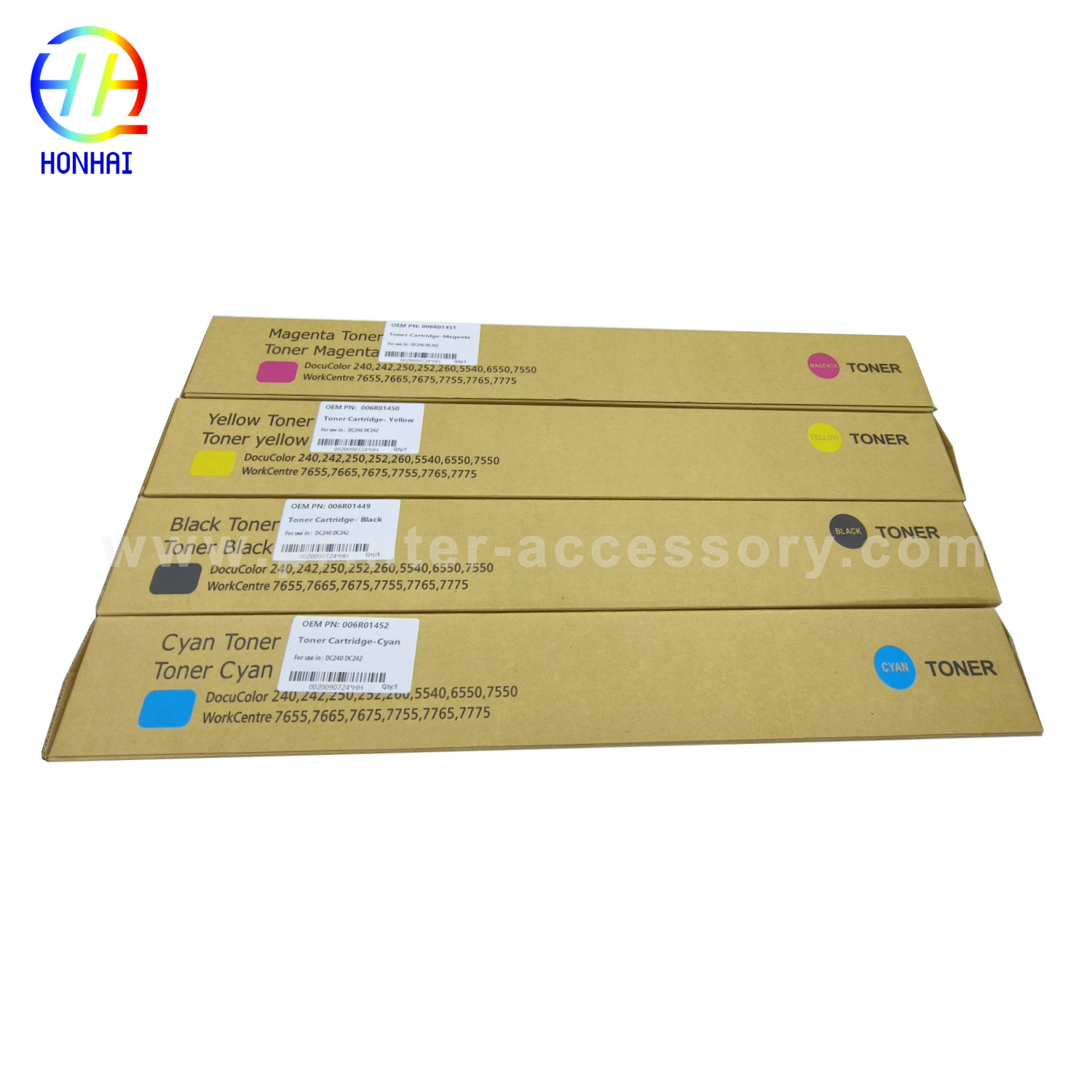 Japan Powder Toner Cartridge For Xerox DocuColor 240 242 250 252 260 DC240 DC250 DC260 DC242 DC252 WorkCentre 7655 7665 7675 006R01449 006R01450