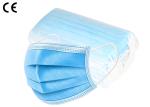 Protective Earloop 3 Ply Disposable Face Mask , Breathable Non Woven Mouth Cover