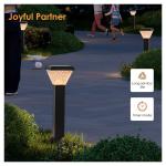 Outdoor LED Solar Lawn Light Large Capacity Battery ABS Aluminum Material RGB