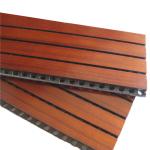 Sound Absorbing Wooden Grooved Acoustic Panel for Cinema , Church Acoustic