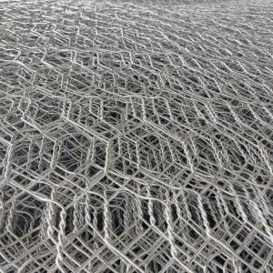 China Twisted Weaving Type Gabion Wire Mesh With 220-300g/M2 Zinc Coating factory