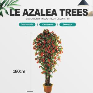 China 2.5m Landscape Real Touch Artificial Flowers Green Azalea Tree factory