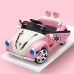 Beetle Children's Electric Ride on Car 4 Wheels Princess Pink Carton Size 101*54