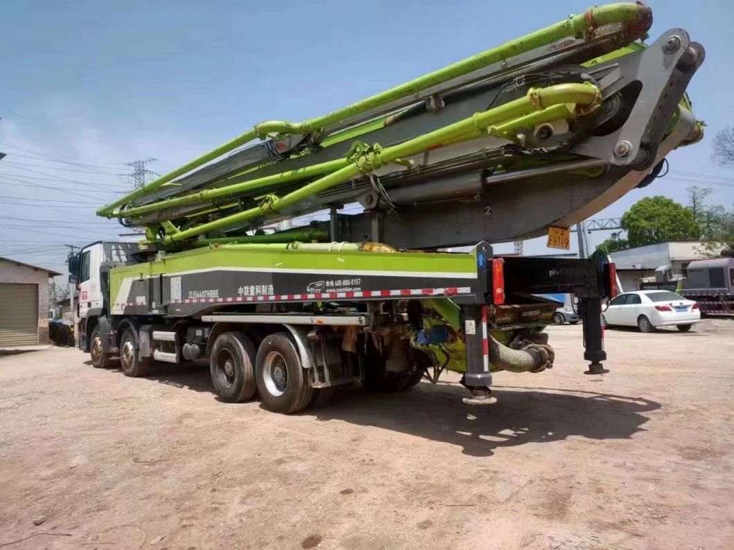 Original 2018 Zml 56m Concrete Pump Truck Concrete Boom Pump Heavy Equipment
