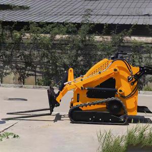 China Small Size 13.5 Horsepower Mini Skid Steer Loader With Auger factory