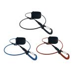 Aluminum Carabiner 106cm Neoprene Strap Scuba Diving Retractable Lanyard