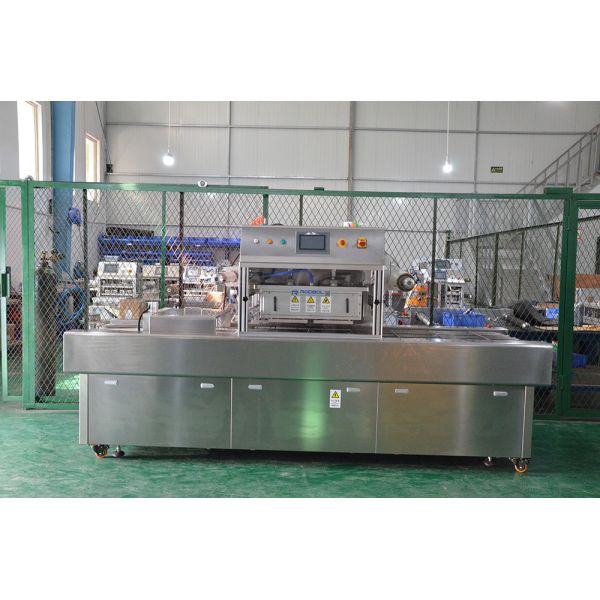 Restaurant Food Vacuum Tray Sealing Machine MAP Filling Sealing Machine