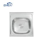 Single Bowl Kitchen Sink Topmount Kitchen Sink Stainless Steel Press Kitchen
