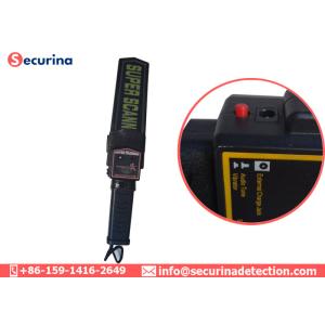 Rechargeable Battery Security Metal Detector Wand 270mW With Vibration Alert