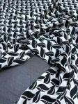 Silk Elastic Twill crepe DE chine 20MM Antiflaming Anti-Wrinkle Scarf Digital