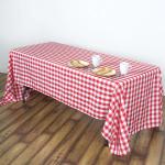 Daily Life 54x108 Inch Disposable Pastic Tablecloth Plain Dyed