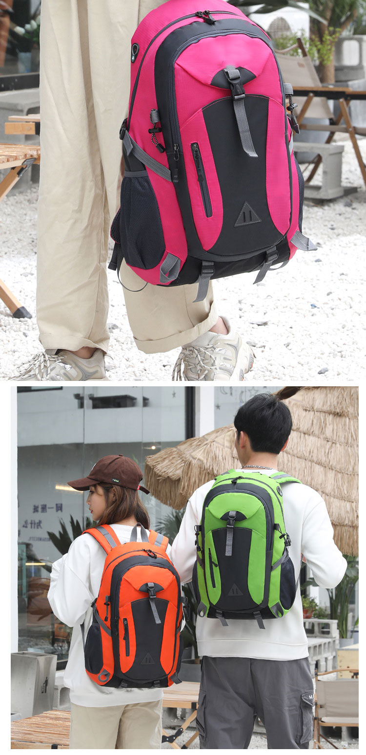 Mens Outdoor Waterproof Breathable Sports Backpacks , Hiking Camping Rucksack