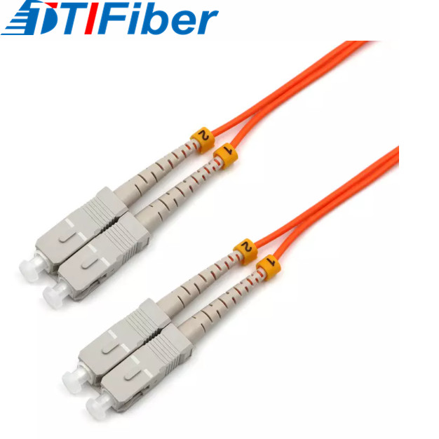 OM1 OM2 0.9mm 2.0mm 3.0mm SC SC multimode patch cord Orange Jumper