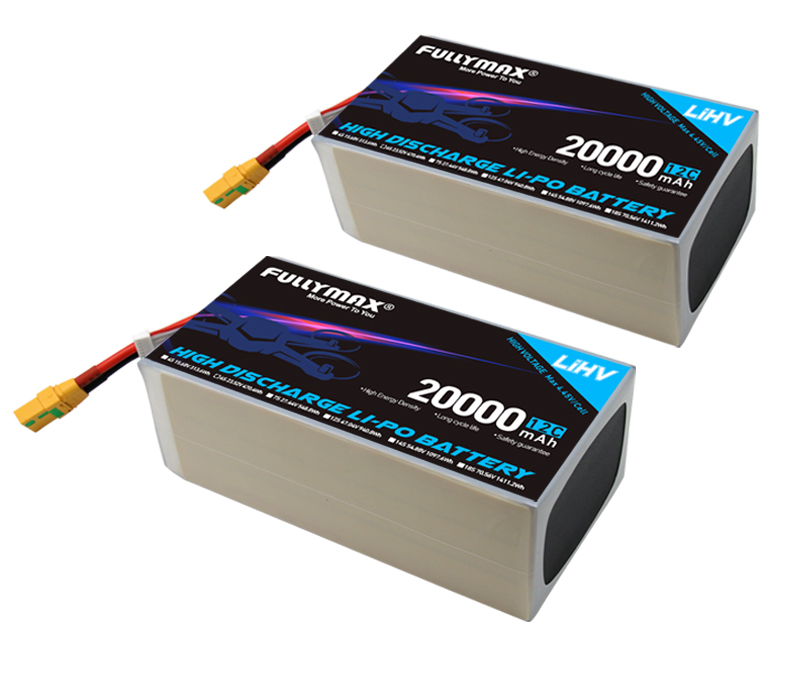 6s Lipo Battery 20000mah 4.45v Uav Commercial Drone Battery 23.52v 12c High Energy Density