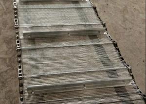 China Food Grade Corn Cleaning 316l Ss Chain Mesh Conveyor Belt factory