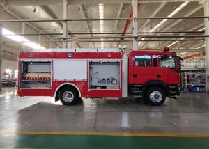 China 4x2 Drive Standard 8000Kg Water Tanker Fire Fighting Vehicles with Lenghten Cab factory