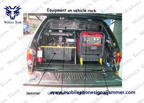 50-800 Meters Jamming Area Cell Phone Signal Blocker 250-300 Watt Total RF