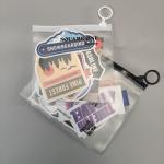 Custom Make Up PVC Zipper Storage Bag Transparent Waterproof