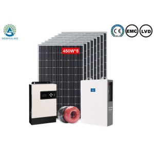 Buy cheap 5KW Residential Hybrid Solar System With 10KWH Lithium Battery from wholesalers