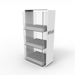 Retail Store Vape Display Stand Countertop Acrylic Display Stand With Pushers