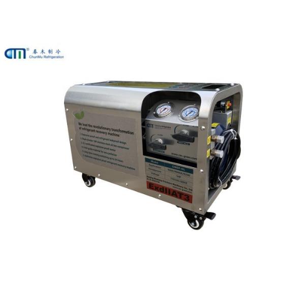 China R290 R600a R1234yf Oil Less Refrigerant Recovery Machine Explosion Proof factory
