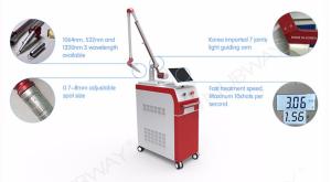 China Double lamp &amp; double crystal laser generator Q Switch Nd Yag Laser 1064nm 532nm Tattoo Removal Machine factory