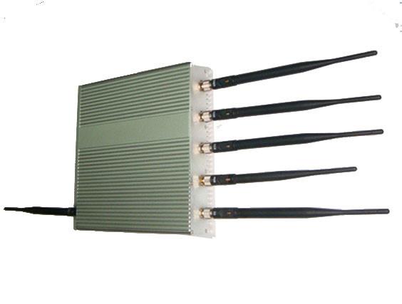 Wifi bluetooth jammer | 15W High Power 6 Antenna Mobile Phone GPS Bluetooth
