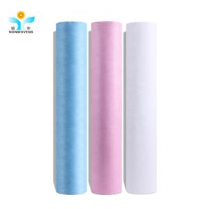 China 180x80cm Disposable Bedsheet Roll , 20gsm Massage Bed Sheet Cover With Face Hole on sale
