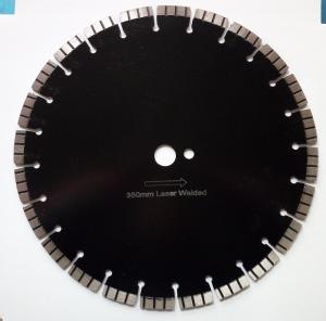 China 14 Laser Diamond Saw Blades With Turbo Segments , For Concrete Cutting , 3.2mm Thickness factory