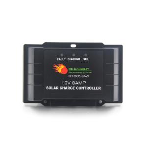 China Black 12V 24V Auto PWM Solar Charge Controller with 5 Stage Charging and IP67 Waterproof factory