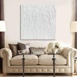 Abstract Oil Painting Handmade Modern Wall Art for Home Hotel Coffee Bars Office
