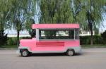 Large Vintage Food Truck with 4 Wheels Perfecta food truck hit the ground