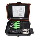 8 Core Fiber Optic Termination Box Outdoor Fiber Distribution Box IP65