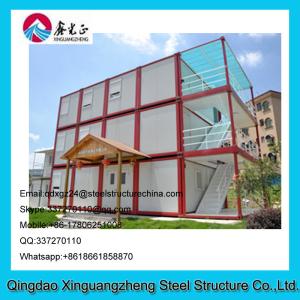 China 3layers container living house factory