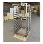 15 20 Tier Stainless Steel 201 304 Tray Bakery Oven Trolley