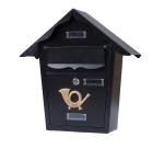 Waterproof Letterbox Garden Durable Residential Wall Mounted Steel Mailbox