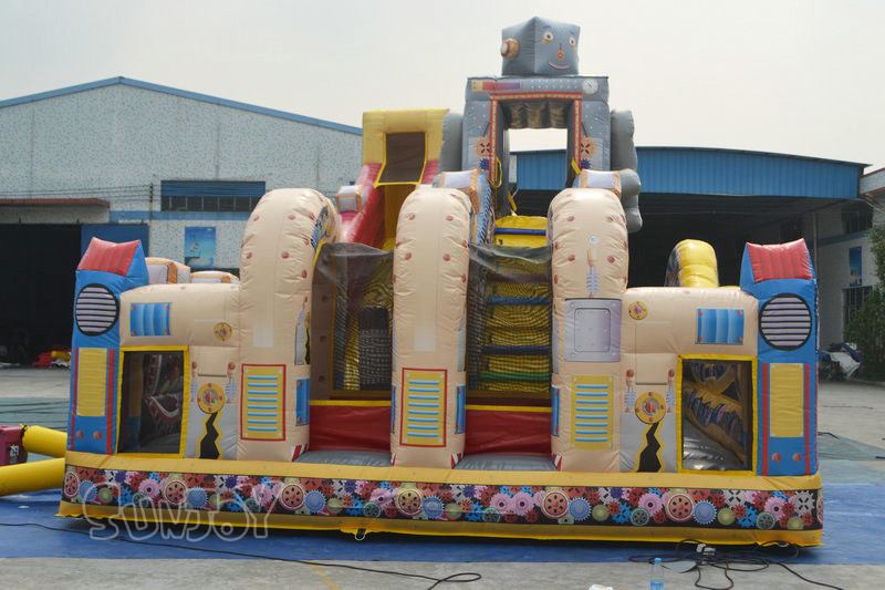 Customized Size Lanao Inflatable Robot Amusement Park