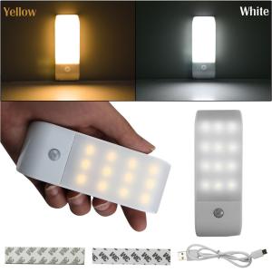 China Motion Sensor LED Closet Night Light/Rechargeable Battery Powered LED Cabinet Night Light factory
