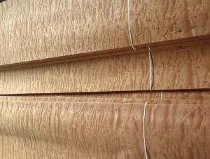 China 0.52mm Macore Pomelle Natural Veneer Sheets For Furniture factory