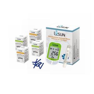 China 2 in 1 Machine High Precision Uric Acid Blood Glucose Analyzer factory
