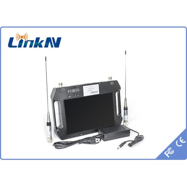 China Portable Wireless Video Receiver FHD CVBS COFDM QPSK H.264 with 10.1" Display and Battery factory