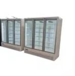 2 / 3 Door Air Cooled Refrigerated Display Cabinet White Commercial Large