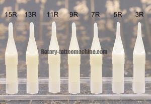 China White Tattoo Gun Tips Medial Plastic Material Ethylene Oxide Sterilized No Safe Risk factory